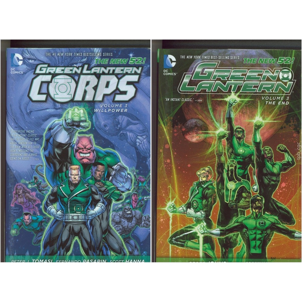 Green Lantern Corps Vol 2 &‎ 3 Hardcover Lot - DC New 52 Alpha War Willpower